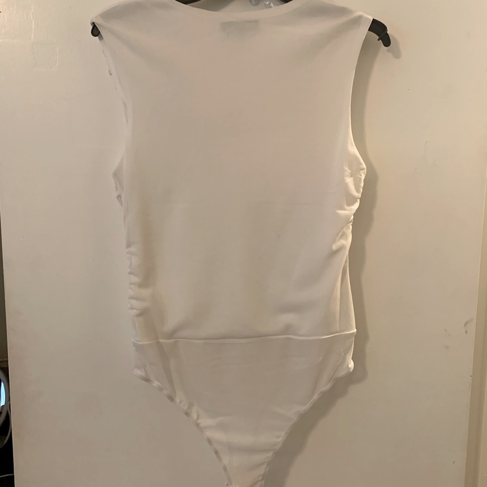 Nanamacs White Bodysuit Large